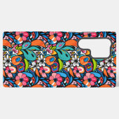 Levendige bloementuin Bliss Samsung Galaxy Hoesje (Achterkant horizontaal)