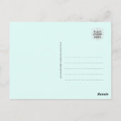 Levendige bloementuin Flamingo Design Briefkaart (Achterkant)