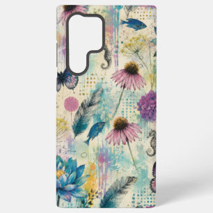 Levendige Bloemige Aquatische Droom Samsung Galaxy Hoesje