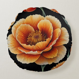 Levendige bloesem: gedurfde en elegante bloemenkun rond kussen
