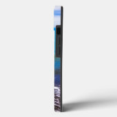 Levendige Blue Ocean Waves iPhone Case (Achterkant / Links)