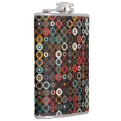 Levendige Boho Retro-kolf Heupfles (Rechts)