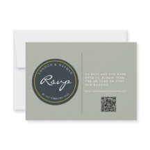 Levendige Botanische Bloemen Bruiloft QR Code