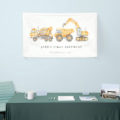 Levendige bouwwagens spandoek (Beurs)