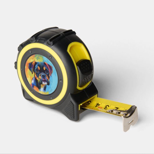 Levendige Boxer Dog ArtWork Rolmaat (Hoek)