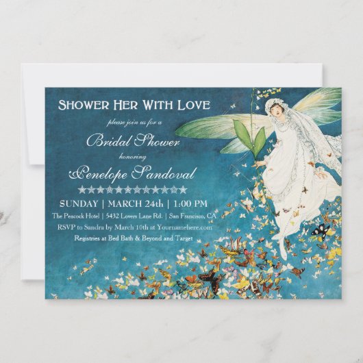 Levendige Bridal Shower-uitnodigingen Kaart (Voorkant)