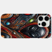 Levendige Buitenaardse Ontmoetings Kunst Case-Mate iPhone Case (Achterkant (horizontaal))