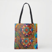 "Levendige caleidoscoop: Indiase volkskunst meeste Draagtas (Voorkant)