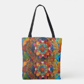 "Levendige caleidoscoop: Indiase volkskunst meeste Draagtas (Achterkant)