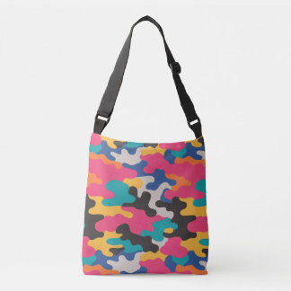 Levendige camo-tas crossbody tas