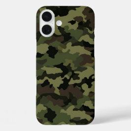 Levendige camouflagekleur iPhone 16 plus hoesje