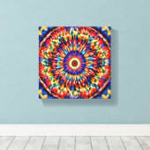 Levendige Canvas Muurkunst voor Mindful Spaces Afdruk (Insitu (Houten vloer))