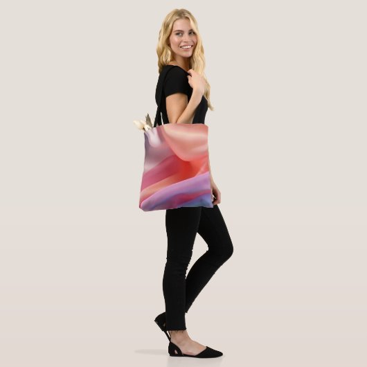 Levendige Canvas tas (Op model)