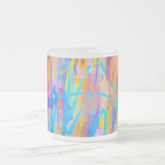 levendige cascade matglas koffiemok (Center)