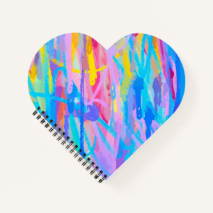 levendige cascade notitieboek