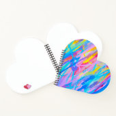 levendige cascade notitieboek (Binnen)