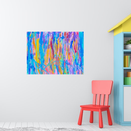 levendige cascade poster (Kinderkamer 1)