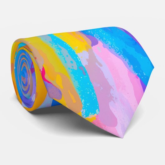 levendige cascade stropdas (Opgerold)