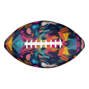 Levendige Chaos Spat Graffiti American Football