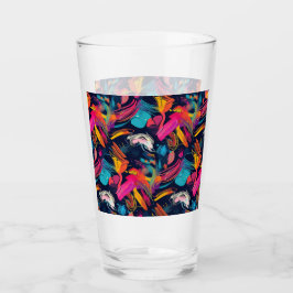 Levendige Chaos Spetter Graffiti Glas