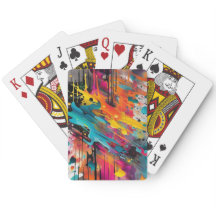 Levendige Chaos Splash Graffiti