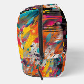 Levendige Chaos Splash Graffiti Toilettasje (Rechts)