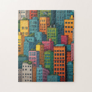 Levendige City puzzel