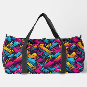 Levendige City Vibes Urban Pop Duffel Bag Plunjezak
