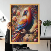 Levendige Condor Perching Top Tree Poster