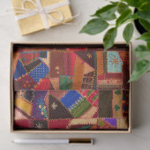 Levendige  Crazy Quilt Tissuepapier (Geschenk)