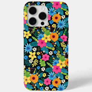 Levendige Ditsy Flowers Bloemenpatroon-43785 iPhone 15 Pro Max Hoesje