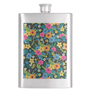 Levendige Ditsy Flowers Bloemenpatroon-43785 Flacon