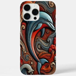 Levendige Dolfijn Muurdecoratie iPhone 16 Pro Max Hoesje