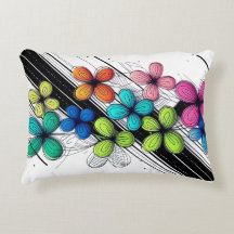 Levendige Doodle Floral Art – Kleurrijke Mode