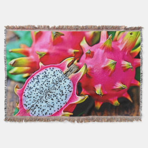 Levendige Dragon Fruit Beauty Design Deken