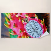 Levendige Dragon Fruit Beauty Design Strandlaken (Voorkant)