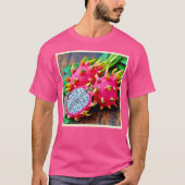 Levendige Dragon Fruit Beauty Design T-shirt (Voorkant)