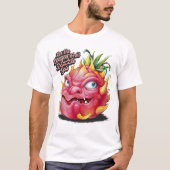 Levendige Dragon Fruit brullen T-shirt (Voorkant)