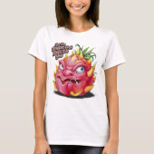 Levendige Dragon Fruit brullen T-shirt (Voorkant)