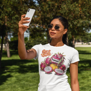 Levendige Dragon Fruit brult T-shirt