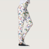 Levendige Dragonfly Dance Leggings (Rechts)