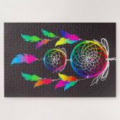 Levendige droomcatcher legpuzzel (Horizontaal)