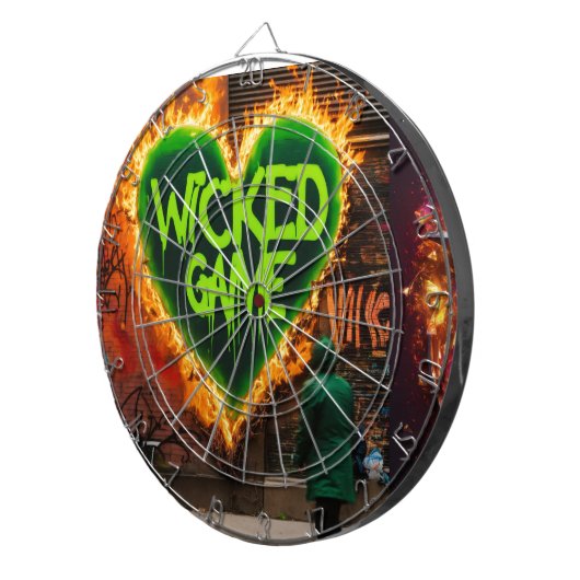 "Levendige druipende typografie Graffiti T - shirt Dartbord (Voorkant Rechts)