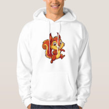 Levendige Eekhoorn Mascotte Cartoon