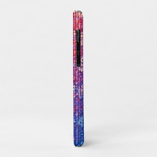 Levendige emotionele mozaïeksprankeling Case-Mate iPhone case (Achterkant/links)