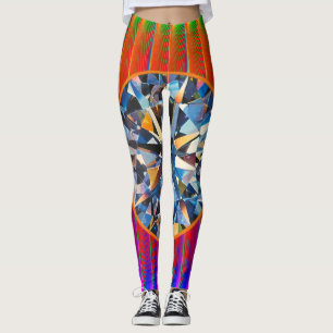 Levendige en comfortabele kleurrijke Leggings