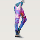 Levendige etherische bloei artwork leggings (Rechts)