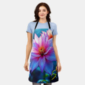 Levendige etherische bloei artwork schort (Gedragen)