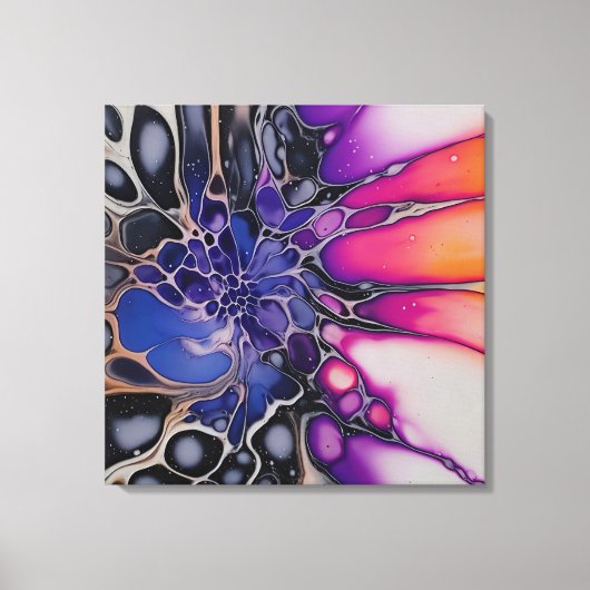 Levendige Etherische Paarse-toned Indie Art Canvas Afdruk (Voorkant)