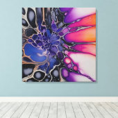 Levendige Etherische Paarse-toned Indie Art Canvas Afdruk (Insitu (Houten vloer))